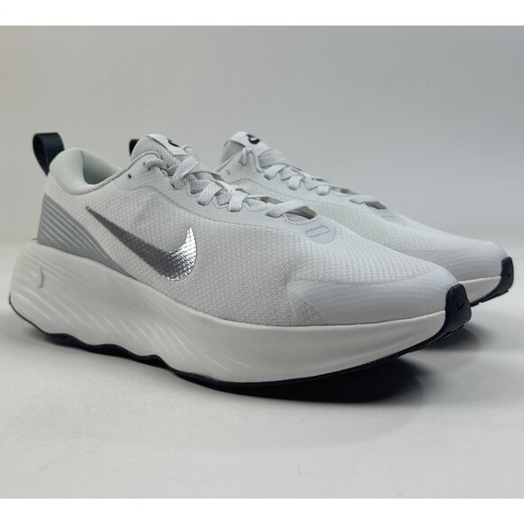 Nike Promina Premium Womens 9.5 White Silver Shoes Athletic Running FZ2093-100 - Picture 2 of 9